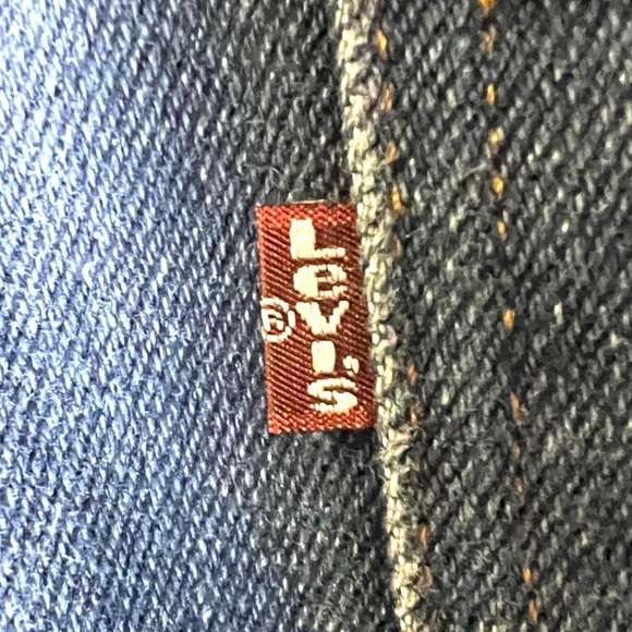 VINTAGE 1980s Levi’s Denim 517 Bootcut Jeans High Rise Vtg 80s Size 33 - Picture 6 of 12